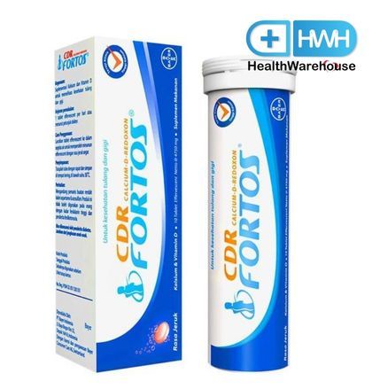 CDR Fortos 10 เม็ด รสส้ม - Health Warehouse